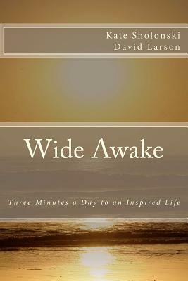 Wide Awake: Three Minutes a Day to an Inspired Life by Kate Sholonski, David Larson