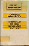 Language and Control by Roger Fowler