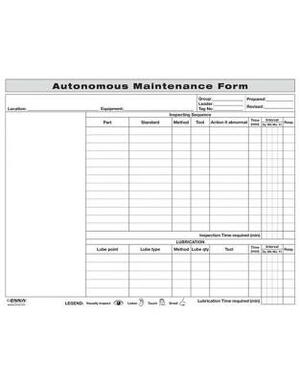 Autonomous Maintenance Form by Enna