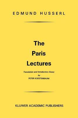 The Paris Lectures by Edmund Husserl