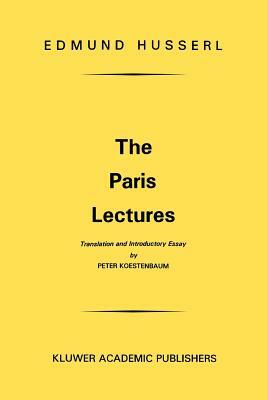 The Paris Lectures by Edmund Husserl