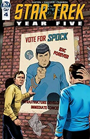 Star Trek: Year Five #4 by Martin Coccolo, Brandon M. Easton