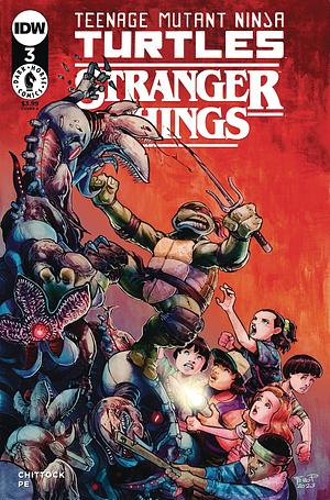 Teenage Mutant Ninja Turtles x Stranger Things #3 by Cameron Chittok