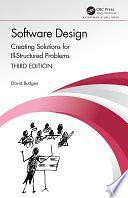 Software Design: Creating Solutions for Ill-Structured Problems by David Budgen