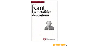 La metafisica dei costumi by Immanuel Kant