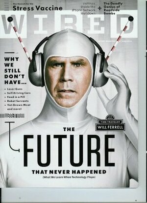 Wired Magazine (August 2010) the Future That Never Happened Featuring Will Ferrell in Pictures /The Search for the Stress Vaccine by Dan Winters, Thomas Goetz, David Kirkpatrick, Vincent Fournier, Christian Jennings, Chris Anderson