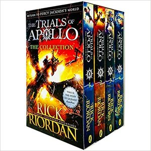 The Trials of Apollo Series Books 1 - 4 Collection Box Set by Rick Riordan by Rick Riordan, Rick Riordan, Rick Riordan