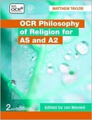 OCR Philosophy of Religion for as and A2 by Jon Mayled, Taylor Matthew Mayled Jon