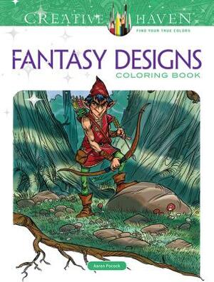Creative Haven Fantasy Designs Coloring Book by Aaron Pocock, Creative Haven