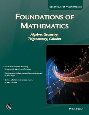 Foundations of Mathematics: Algebra, Geometry, Trigonometry and Calculus by Philip Brown