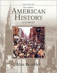 American History: A Survey, Volume 2 with PowerWeb by Alan Brinkley