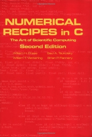 Numerical Recipes in C: The Art of Scientific Computing by Brian P. Flannery, William H. Press, William T. Vetterling, Saul A. Teukolsky