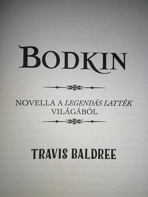 Bodkin - Novella a Legendás latték világából by Travis Baldree