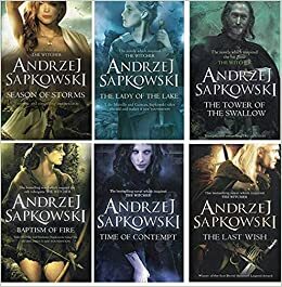 Andrzej Sapkowski Witcher Series Collection 6 Books Collection Set (Season of Storms, The Lady of the Lake, The Tower of the Swallow, Baptism of Fire, Time of Contempt, The Last Wish) by Andrzej Sapkowski