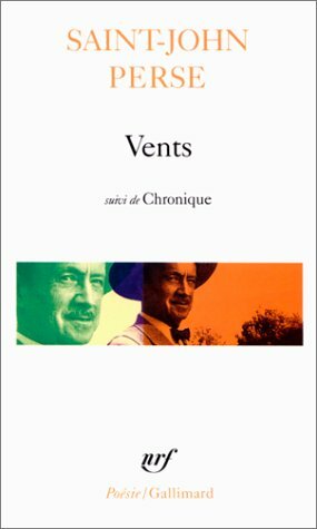 Vents Chronique by Pers Saint-John, Saint-John Perse