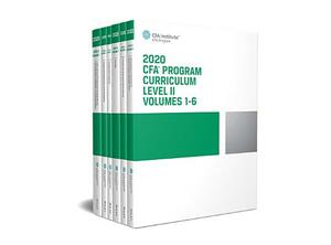 CFA Program Curriculum 2020 Level II Volumes 1-6 Box Set by Cfa Institute