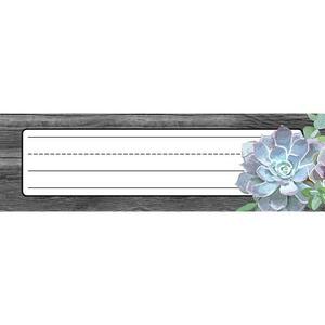 Simply Stylish Succulent Nameplates by 