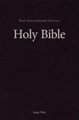 NIV, Single-Column Pew and Worship Bible, Large Print, Hardcover, Black by The Zondervan Corporation