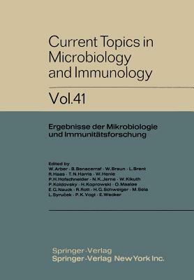 Current Topics in Microbiology and Immunology: Ergebnisse Der Mikrobiologie Und Immunitätsforschung by 