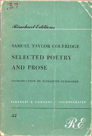 Selected Poetry and Prose by Samuel Taylor Coleridge