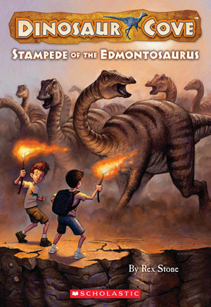 Stampede Of The Edmontosaurus by Rex Stone