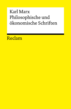 Philosophische und ökonomische Schriften by Peggy H. Breitenstein, Karl Marx, Johannes Rohlbeck