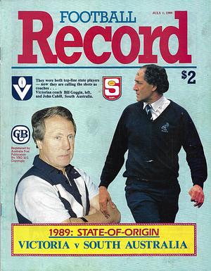 1989 State of Origin Footy Record Victoria vs. South Australia by 