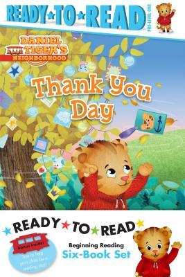 Daniel Tiger Ready-To-Read Value Pack: Thank You Day; Friends Help Each Other; Daniel Plays Ball; Daniel Goes Out for Dinner; Daniel Feels Left Out; D by 