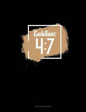 Galatians 4: 7: Two Column Ledger by 