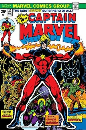 Captain Marvel (1968-1979) #32 by Dan Green, Jim Starlin, Mike Friedrich