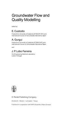 Groundwater Flow and Quality Modelling by 