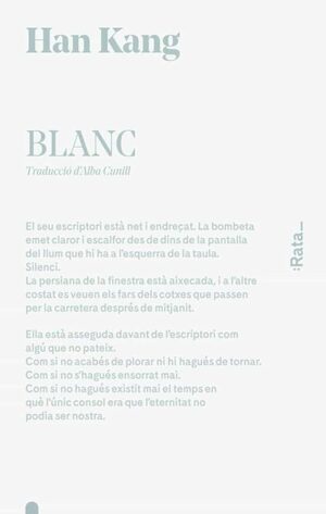 Blanc by Han Kang