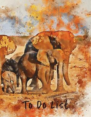 To Do List: Elephant 8.5x11 by Marian Blake