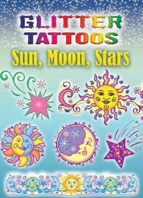 Glitter Tattoos Sun, Moon, Stars by Anna Pomaska