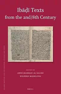  Ibāḍī texts from the 2nd/8th century by Abdulrahman Al-Salimi, Wilferd Madelung