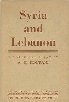 Syria and Lebanon by Albert Hourani