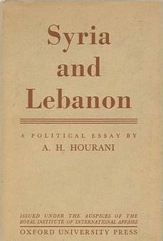 Syria and Lebanon by Albert Hourani