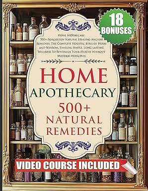 Home Apothecary: 500+ Forgotten Natural Healing Ancient Remedies, The Complete Holistic Bible of Herbs and Wisdom, Timeless, Simple, Wellness For Your Health Without Modern Medicines by Peter Collins