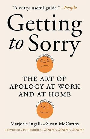 Sorry, Sorry, Sorry by Marjorie Ingall, Susan McCarthy