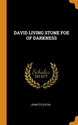 David Living Stone Foe of Darkness by Jeanette Eaton