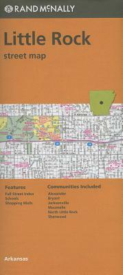 Folded Map Little Rock Streets, AR by Rand McNally