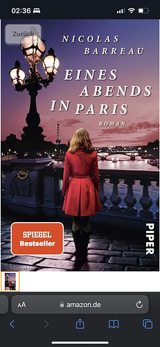 Eines Abends in Paris by Nicolas Barreau