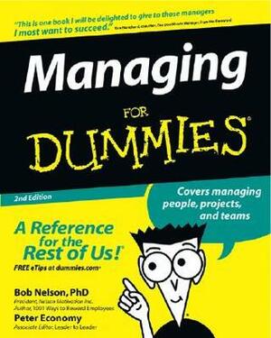 Managing for Dummies by Peter Economy, Bob Nelson