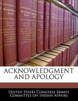 Acknowledgment and Apology by 