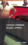 Belles Lettres by Charles Simmons