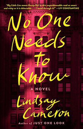 No One Needs to Know by Lindsay Cameron