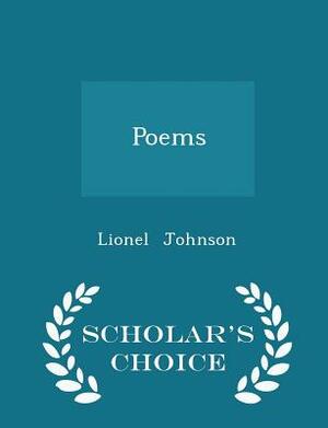 Poems by Lionel Pigot Johnson