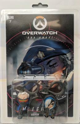 Overwatch Ana and Soldier 76 Comic Book and Backpack Hanger Two-Pack by Blizzard Entertainment