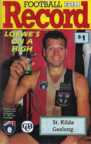 1990 Round 11 Footy Record St. Kilda v Geelong by 