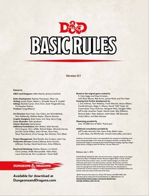 The Basic Rules for Dungeons & Dragons by Jeremy Crawford, Mike Mearls